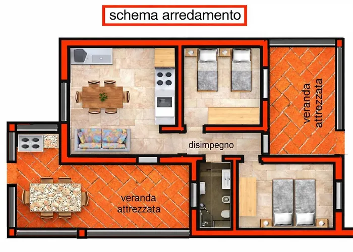 Bifamiliare Pedrarosada Di Serenella * Rena Majore